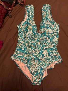 NWOT Summersalt Blue One Piece Swimsuit